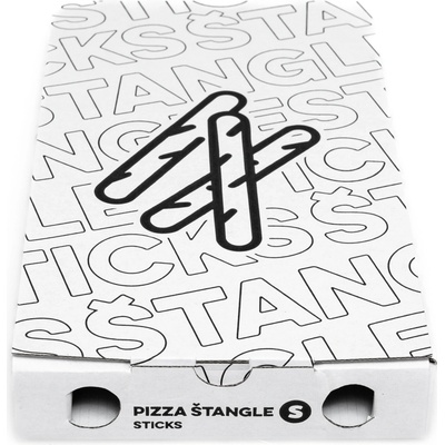 Exxprespack obal na pizza štangle 16,8x30,4x4 Biela
