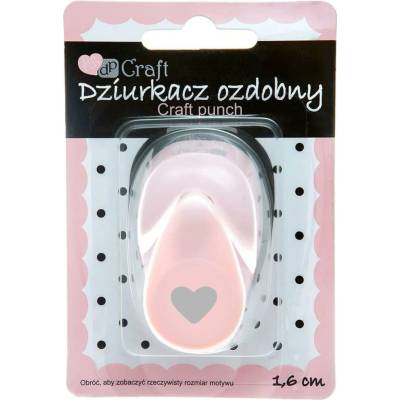 Dekorativní děrovačka DP Craft 1,6 cm - srdce