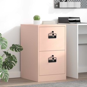 vidaXL Кабинет за файлове с чекмедже Розово 44 x 50 x 74, 5 см (891593)