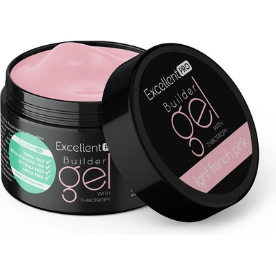 Excellent Pro builder gel With Thixotropy Light French pink 50g