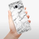 Pouzdra a kryty na mobilní telefony Pouzdro iSaprio White Marble 01 - Samsung Galaxy S8