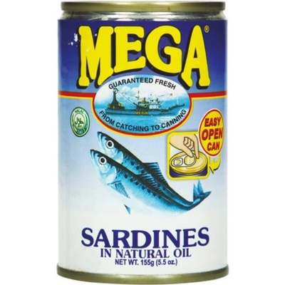 Mega Sardinky v oleji 155 g