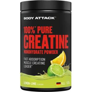 Body Attack Sports Nutrition 100% Pure Creatine - Flavored [500 грама] Лимон и лайм