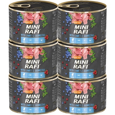 Dolina Noteci Mini Rafi s jehněčím 6 x 185 g