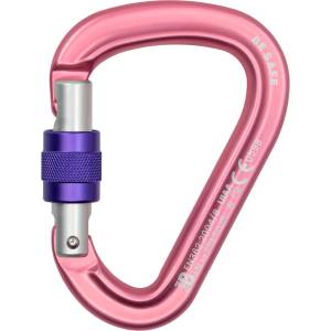 Beal HMS карабинер Beal Be Safe Screw HMS carabiner - Matt Pink - размер One Size (323-0290-0211)