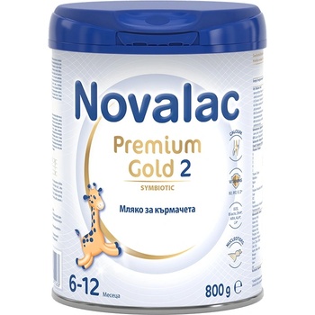 Medis Адаптирано мляко за кърмачета Novalac - Premium Gold 2, 800 g (1901100000)
