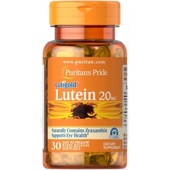 Image 1 of Puritan's Pride Lutein 20 mg with Zeaxanthin [30 Гел капсули]
