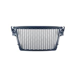  Решетка без емблема за Audi A4 B8 (2008-2011) - RS Look - Черна (GRAU01)