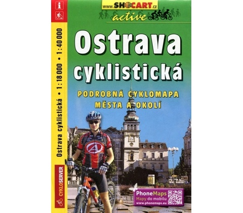 Ostrava cyklistická mapa