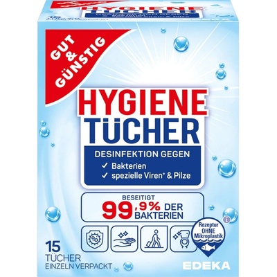 G G Dezinfekční ubrousky 15 ks