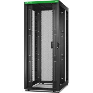 APC Лесен рафт 800mm/42U/1200mm, с покрив, колела, крака и 4 скоби, без странични панели, черен (ER8220)