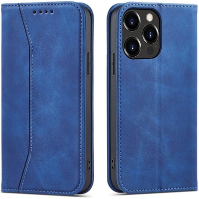HQWear Калъф с отделение за карти Magnet Fancy Case за iPhone 14, син (9145576263730)