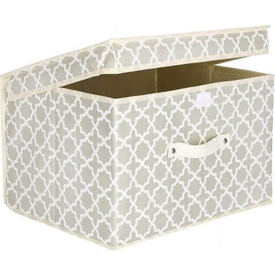 Springos Úložný box 40x30x25 cm béžový