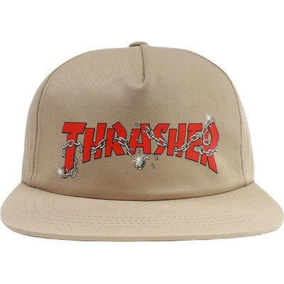 THRASHER CHAINS BY DANIEL SHEPARD SNAPBACK Khaki