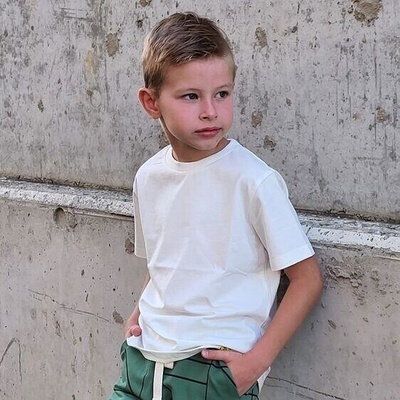 MUFFIN MODE Tričko z organické bavlny s krátkým rukávem bílé