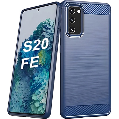 Samsung Carbon Shield TPU калъф за Samsung Galaxy S20 FE 5G - Син KP9495