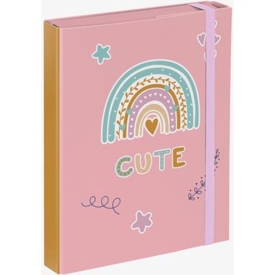 BAAGL A5 Baagl Дъга Розови корици за училищни тетрадки BAAGL | Rozov | Момичешки | ЕДИН РАЗМЕР
