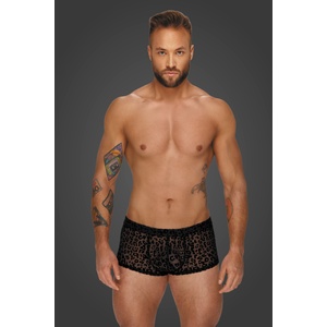 Noir Handmade H072 Leopard Flock Short-Shorts XL