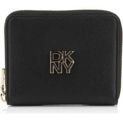 DKNY BUSHWICK SM ZIP AROU černá/zlatá