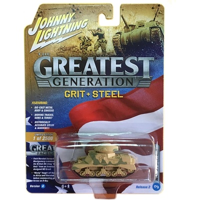 Tank WWII M3 Grant Johnny Lightning 1:64