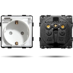 Luxon КОНТАКТ ЕДИНИЧЕН С КАПАК БЯЛ luxon (726852954260)