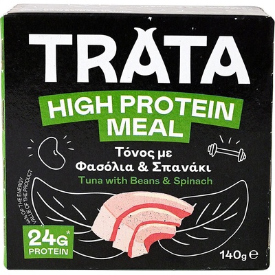 Trata High Protein Meal Tuňák s fazolemi a špenátem 140 g – Zboží Dáma