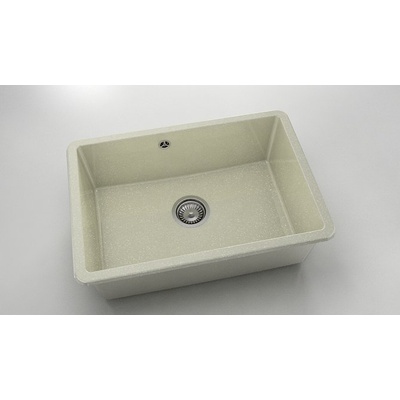 FAT Мивка за долно вграждане Vanguard 236, Granicite, 211 Silver stone, с включен сифон