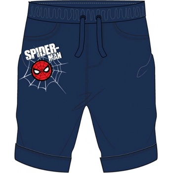 Eplusm chlapecké šortky Spiderman Marvel tm. modré