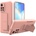 Wozinsky Кейс Wozinsky Kickstand Case Silicone, със стойка, за Xiaomi Poco M4 Pro 5G, Розов (9145576247549)