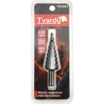 Viacstupňový vrták HSS M2 4-20mm - Tvardy T03201