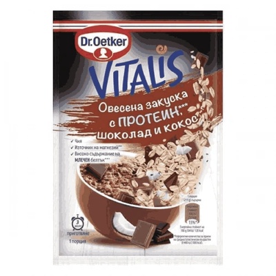 Овесена закуска с протеин, шоколад и кокос Dr. Oetker Vitalis 61гр