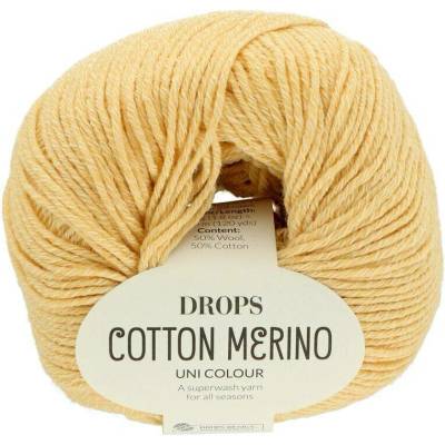 Drops Bavlna Merino 17 žlutá jemná
