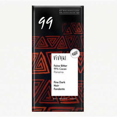 Vivani hořká 99% s kokosovým cukrem 80 g