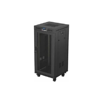 Lanberg Rack Cabinet 19 Free-Standing 24U/600X600 (FlAT Pack) With Mesh Door (FF01-6624-23BL)
