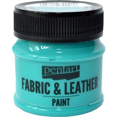 Farba na kožu a textil PENTART 50 ml tyrkysovo zelená