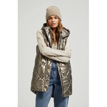 Moodo Стеган елек с качулка в бежово Moodo Moodo | Bezhov | ЖЕНИ | XS