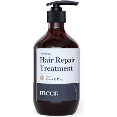 meer. Krok 1 Čištění a příprava (šampon pro poškozené vlasy 500 ml)