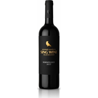 Sing Wine Dornfelder pozdní sběr 2023 13% 0,75 l (holá láhev)