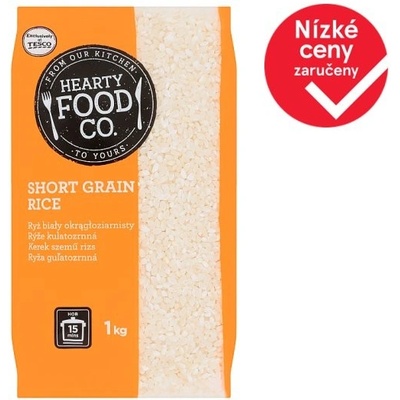 Hearty Food Co. rýže kulatozrnná 1 kg