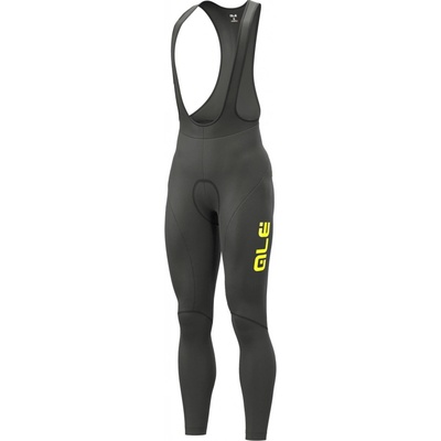 Alé Solid Winter s trakmi black/fluo yellow