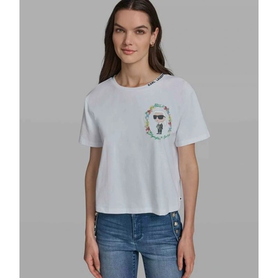 Karl Lagerfeld Floral bílé