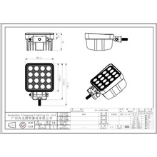 Svítilna pracovní 48W 16 LED*3W 9-32V JGL JG-W161