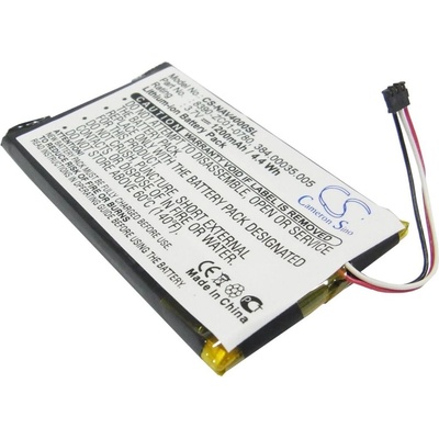Cameron Sino Батерия за Navigon 40 Easy/Plus/Premium, 1200 mAh, Li-Pol (CS-NAV4000SL)