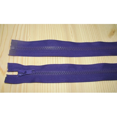 Zips kostenný fialová tmavá 5mm deliteľný 75cm