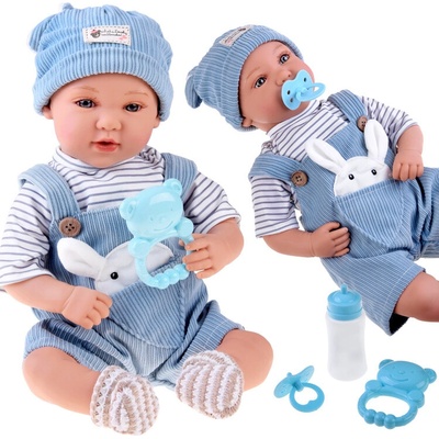 JOKO Interaktínva Bobas Chlapček s cumlíkom, flašou a hrkálkou