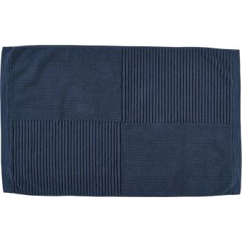 Zone Denmark Килимче за баня Classic 80 x 50 см тъмносиньо (34977)