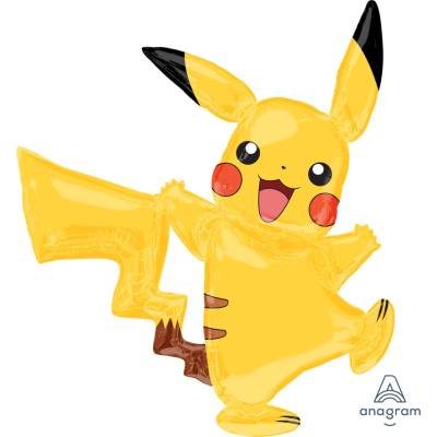 Amscan fóliový balónek Pikachu chlapci 78 x 62 cm žlutý