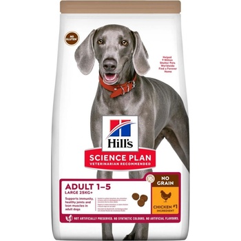 Hill’s Science Plan Adult No Grain Large Breed Chicken 2 x 14 kg