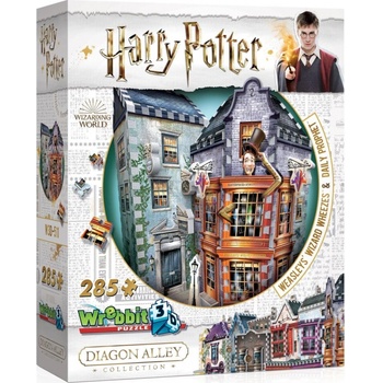 Wrebbit 3D puzzle Harry Potter: Kratochvílné a kouzelnické kejkle a Denní věštec 285 ks