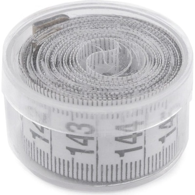 Prima-obchod Metr krejčovský 150 cm v plastovém pouzdře, barva 2 bílá